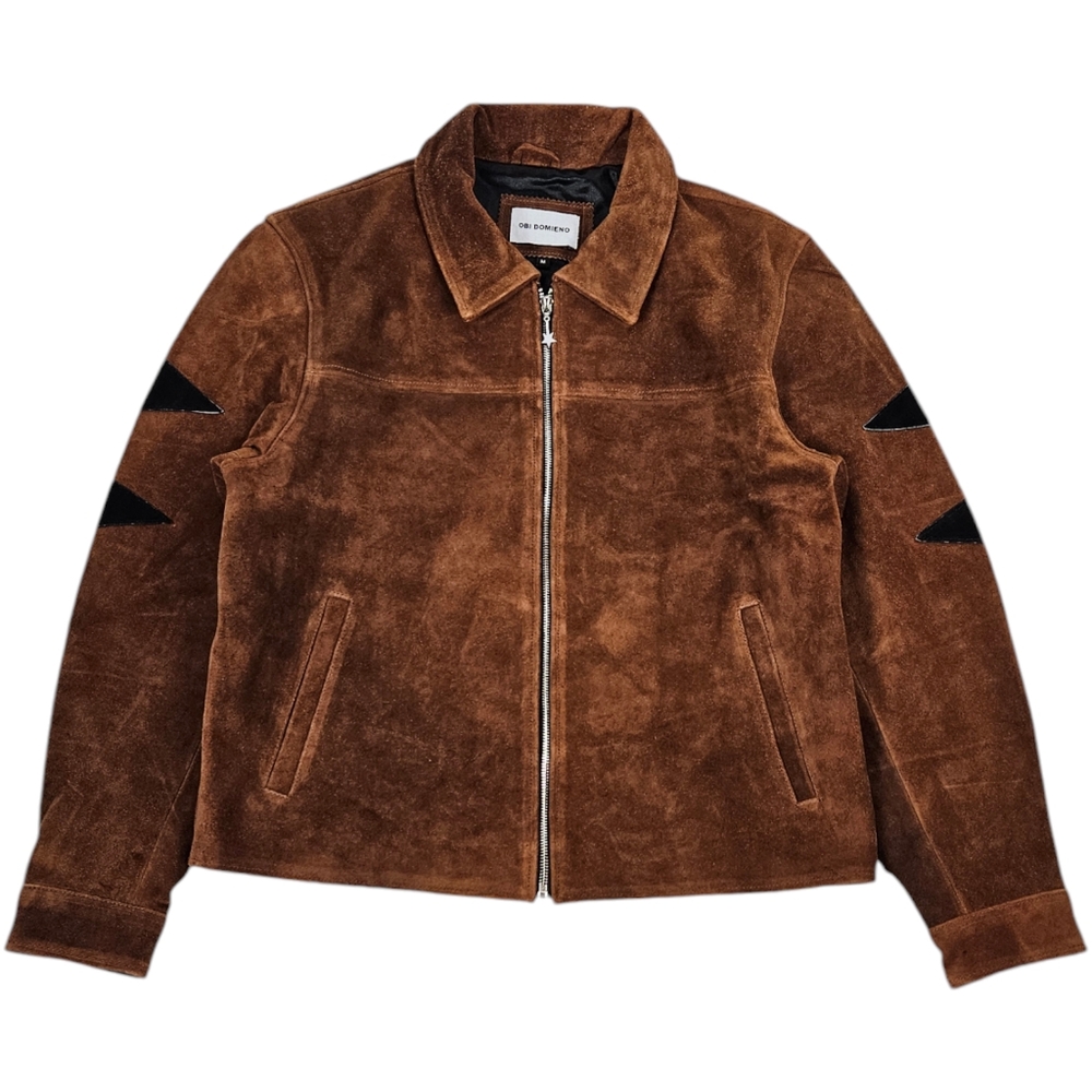 MCGINNIS JACKET TAN SUEDE